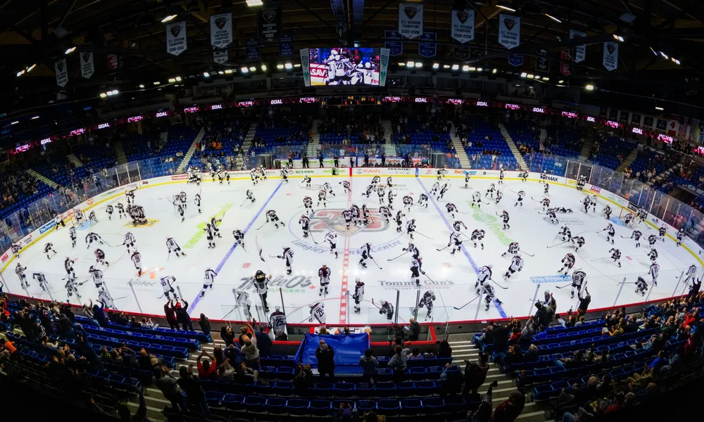 Vancouver Giants full ice arena shot