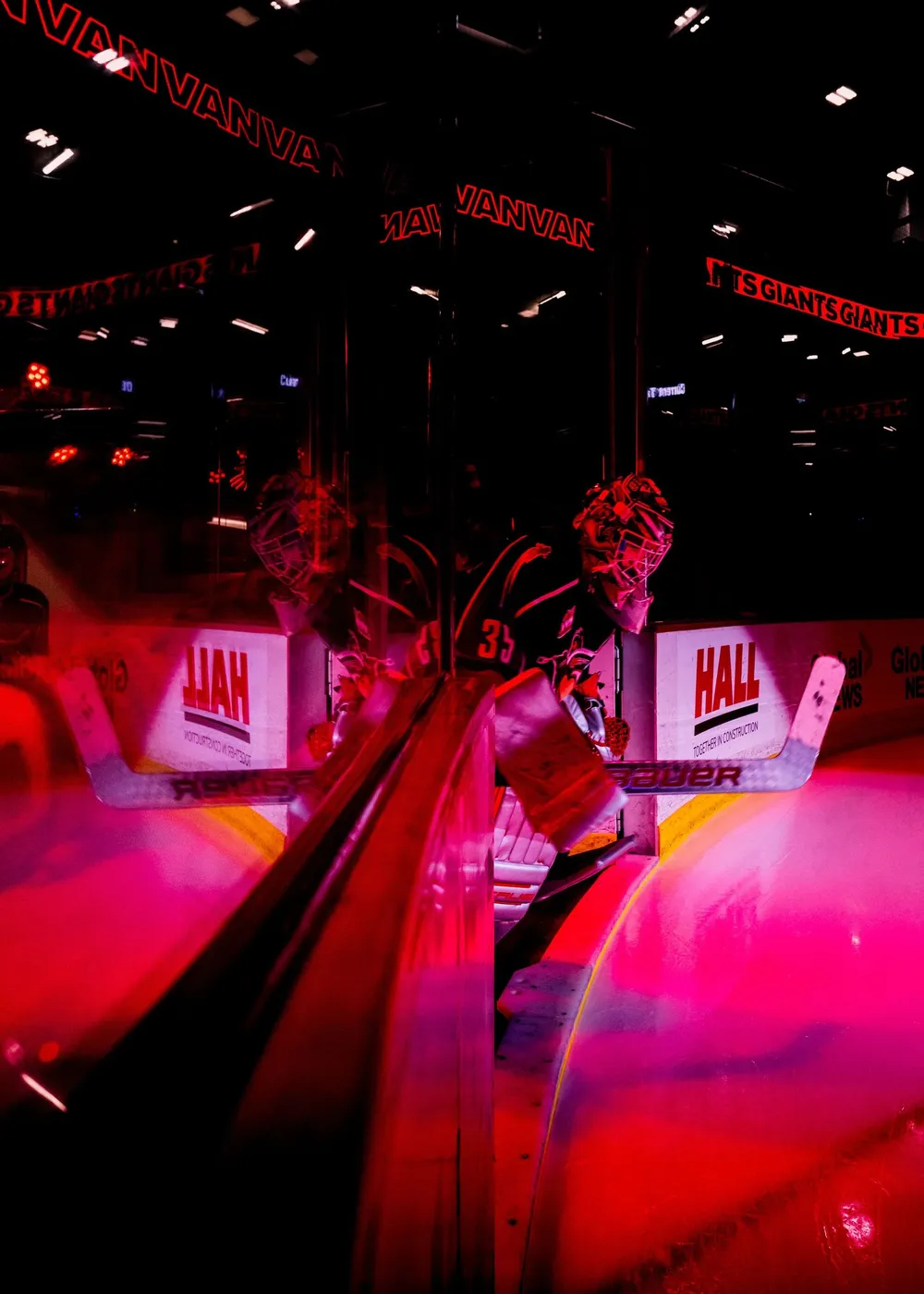 Vancouver Giants vs Wenatchee Wild action at Langley Events Centre