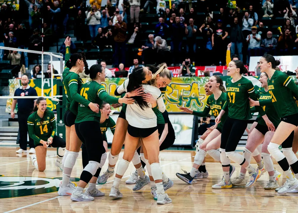 UofA Pandas Canada West Final volleyball